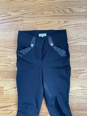 $35 • Buy PS Of Sweden Black Karen Breeches Full Seat Size EU36 US4 Small