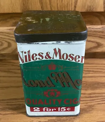 Niles&Moser Vintage Tobacco Tin • $12.99