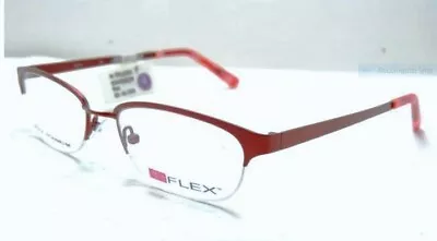 Ti-Flex Titanium Eyeglass Frames Red T2101 50-18-135 • $18.99