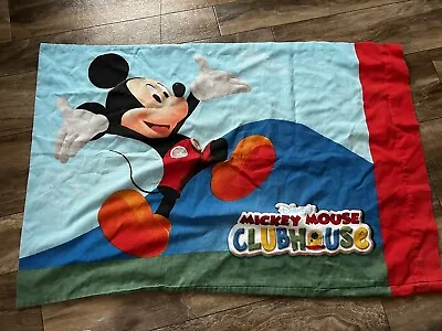 1 Disney Standard Pillow Case Mickey Mouse Friends Count With Me 1 2 3 Clubhouse • $5.98