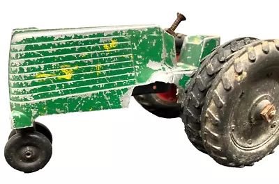 Vintage Green Oliver Toy Tractor-Slik-Toys-as Is For Parts 8 1/2x5 3/4 X 4 3/8  • $18