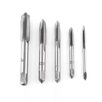 5pcs Screw Thread Taps Straight Flute Tapping Tool Set M3 M4 M5 M6 M8♫ • £7.74