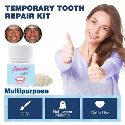 Temporary Tooth Repair Kit Teeth And Gaps FalseTeeth Adhesive Denture Glue C5J1 • £2.41