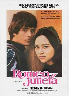 $9.98 • Buy Romeo And Juliet (Spanish) 11x17 Movie Poster (1973)