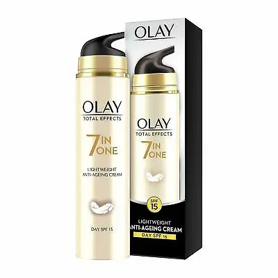 $31.57 • Buy Olay Total Effects 7 In One Day SPF 15 Lightweight Anti-Ageing Cream - 50 Gram
