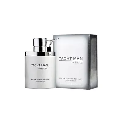 Yacht Man Metal 100mL Eau De Toilette Fragrance Spray • $13.99