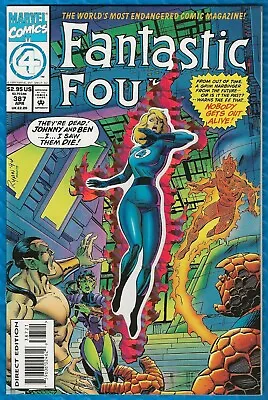 FANTASTIC FOUR #387 Giant-sized Issue - Holo-prism Die-Cut Cover. NAMOR ANT MAN • $7