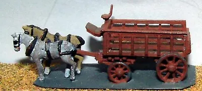 Railway Delivery Lorry 5 Ton 2 Horse E24 UNPAINTED N Gauge Scale Models Kit • £10.35