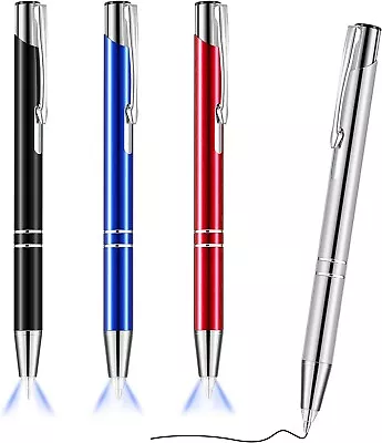 Lighted Tip Pen Flashlight Writing Ballpoint Pens LED Penlight Light Up Pen With • $15