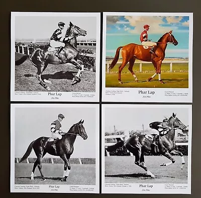 Phar Lap Quality Prints Set Of 4 - 8 X8  (20.32cm X 20.32cm) • $40