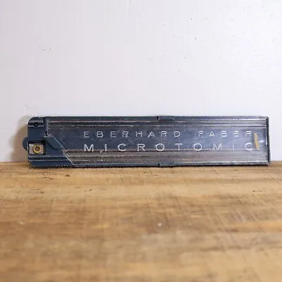 Vtg 3H Eberhard Faber Microtomic Pencil Leads 4 Leads In A Carry Case Sharpener • $24