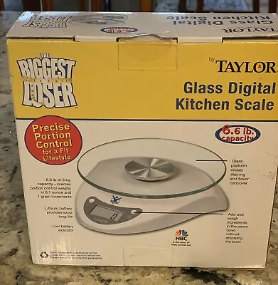 Digital Kitchen Scale Glass Biggest  Loser By Taylor • $12