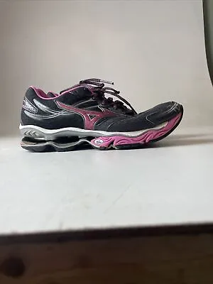 Mizuno Wave Creation 14 Running Shoes (410517.9D4U) Black Pink Womens Size 9 • $32.09