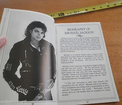 1988 Michael Jackson Tribute Program And Crew Script Folder Natalie Cole RARE! • £156.78