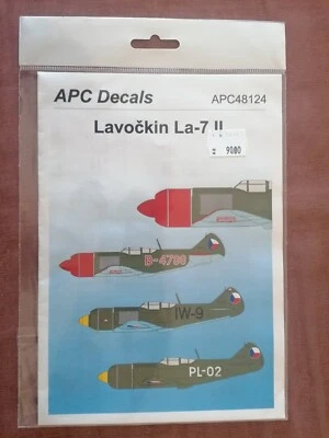 £3.99 • Buy 1/48 APC Decals 48124 Lavockhin La 7 Czechoslovakian Air Force For Eduard Zvezda