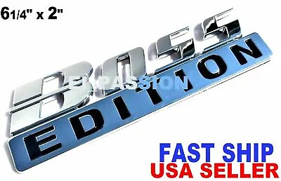 BOSS EDITION Chrome Fit All Cars Truck Boat Logo Hood Sign CUSTOM EMBLEM Letters • $23.99