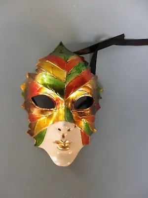 La Maschera Del Galeone Hand Painted Venetian Masquerade Mask 3-Color Italy • $15.99