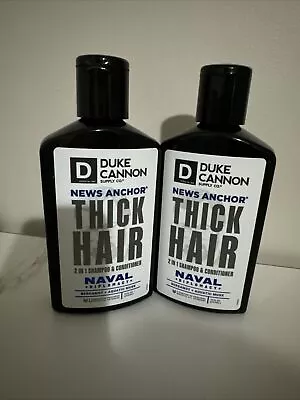Duke Cannon News Anchor 2 In 1 Shampoo THICK HAIR 2PK X 10oz • $15