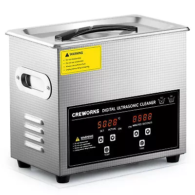 Ultrasonic Cleaning Machine With Timer Heater 3L Stainless Steel Sonic Cleaner • $95.99