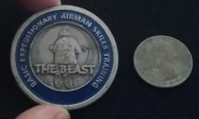 AUTHENTIC BEAST US Air Force Basic Expeditionary Airman Training Challenge Coin • $21