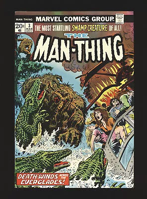 Man-Thing # 3 - 1st Original Foolkiller VF/NM Cond. • $7.59