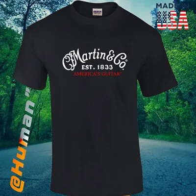 Hot Martin & Co Guitars Logo Est. 1983 Men's T-shirt Size S-5XL Free Shipping • $21.99