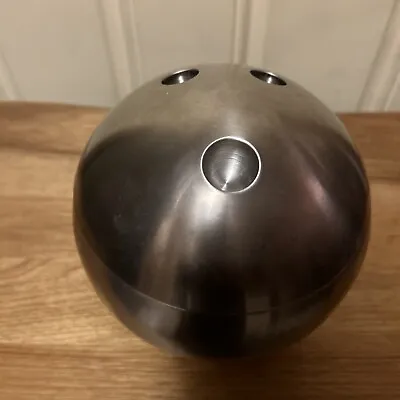 Vintage Stainless Steel Bowling Ball Ice Bucket And Tongs • $18