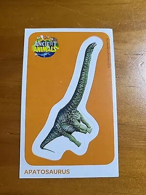 Woolworths Ancient Animals Sticker🏆APATOSAURUS🏆FREE POST • $2.50