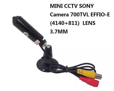 CCTV CCD 1/3  Effio Sony 700TVL Pinhole Lens 3.7mm MIni Hidden Analog Camera  • $39