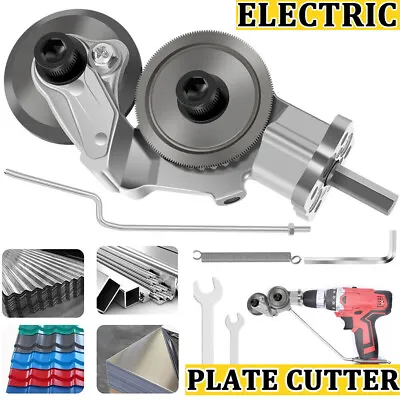 Electric Drill Shears Plate Cutter Attachment Metal Sheet Cutter Nibbler Saw USA • $11.96