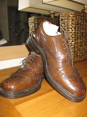 BBNW Oaktrack Brown Leather Brogues Size 7 • £8.99