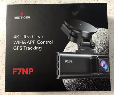 REDTIGER F7NP  Dash Cam 4K Ultra Clear WIFI & APP Control GPS Tracking NEW! • $79.99