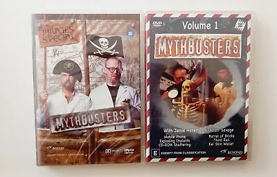 Mythbusters : Pirates Special & VOL 1 NEW DVD : Region 4 BRAND NEW IN WRAPPING  • $25