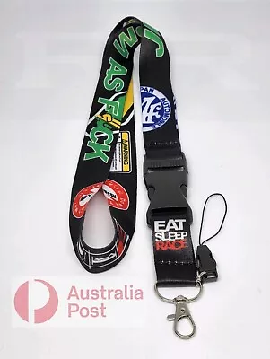 JDM As F#ck Lanyard Print Neck Strap ID Security Card USB Keyring Racing AU GIFT • $14.95