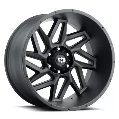 1 New Vision 20X9 5x150 12 Satin Black Spyder Wheel/Rim • $236