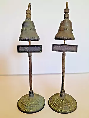 Pair Of Antique  El Camino Real California Mission Brass Bells/Aged Patina • $77