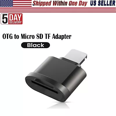 Micro SD Card Reader Converter Suitable For IPhone IPadOTG To Micro SD/TF Card • $6.50