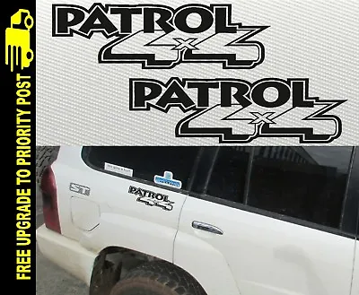  Patrol Nissan Gu Stickers 4x4 Decal Diesel Turbo Gq Ute PAIR • $7.99