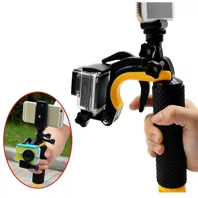 Pistol Trigger Set Floating Grip For GoPro HERO 3 3+ & 4 Silver/Black AU Stock • £15.46