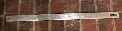 Vintage Klick Yardstick Aluminum Folding Ruler Brebner Mach Co Green Bay WI Rare • $29.56