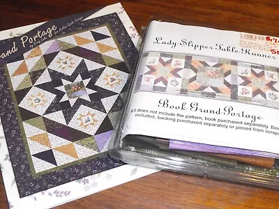 NEW MODA Lady Slipper Table Runner Kit/16 X 44 Inches Finished • $15.50