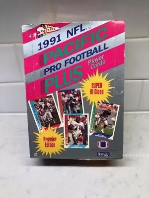 1991 Pacific Plus Premier Edition Football NFL Cards Factory Box • $14.90