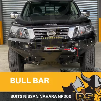 Ps4x4 Steel Bull Bar To Suit Nissan Navara Np300 D23 2015+ • $1199