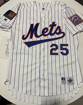 1994 Russell New York Mets Bobby Bonilla Jersey Size 44 L Diamond Collection • $1250