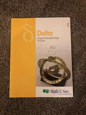 Delta Tests : Single And Multiple-Digit Division By Math-U-See (2013 Trade... • $10