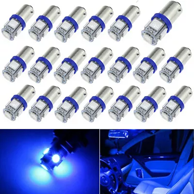 20Pcs Blue 5SMD LED T11 BA9S T4W H6W 1445 1985 57 53 Wedge Interior Light Bulbs • $8.98