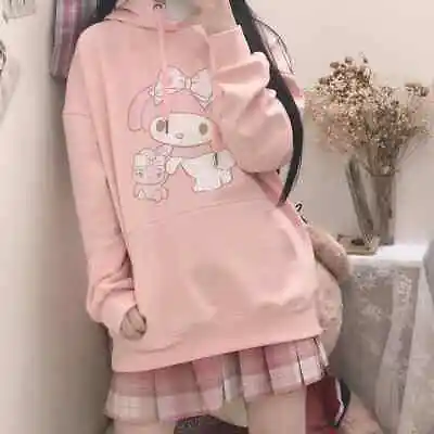 $15.75 • Buy Anime My Melody Long Sleeve Casual Hoodie Sweatshirt Girl Cute Loose Pullover