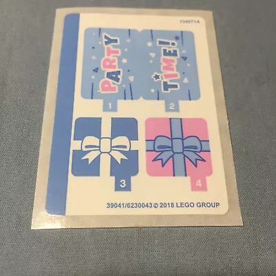 STK01 Genuine LEGO Unused Sticker Sheet 41453 Party Time Unikitty No Bricks  • $2