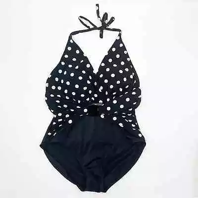 MAGICSUIT By MIRACLESUIT Swimsuit Small Bang Angelina One Piece Dot NWT Size 16 • $53.39