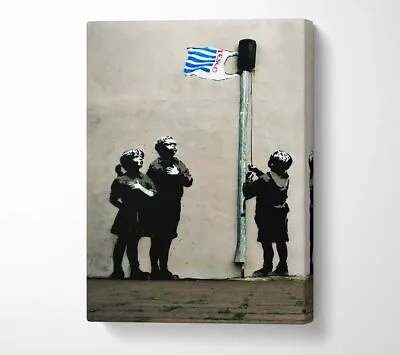 £48.99 • Buy Homage To The Tesco Flag Banksy Canvas Wall Art Home Decor